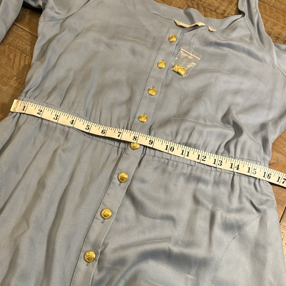 SOFT SURROUNDINGS "Bridgette" Cold Shoulder Tencel Dress - Size Medium - Picture 5 of 13